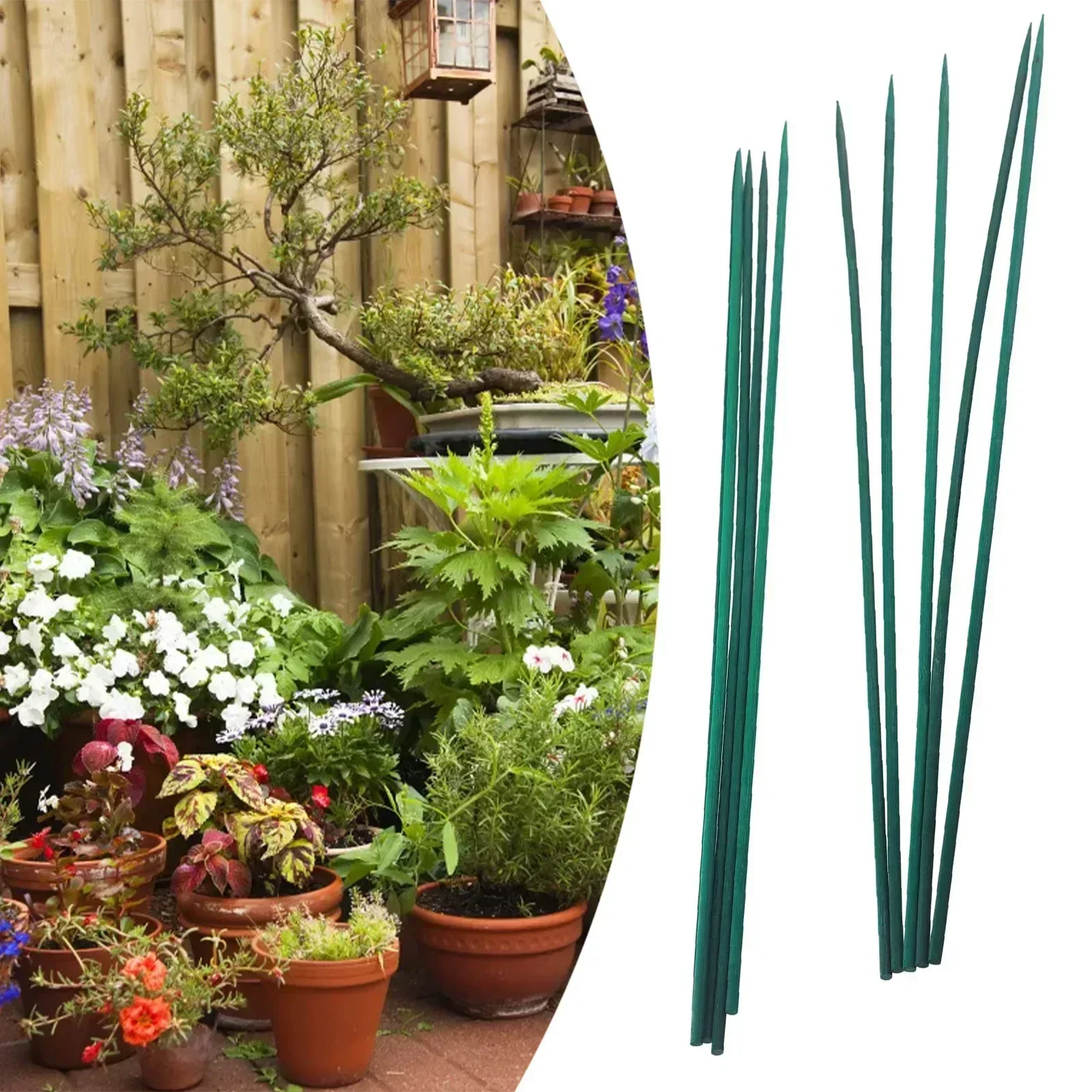 Gardening Tools Green - Kit de piquets de plantes en