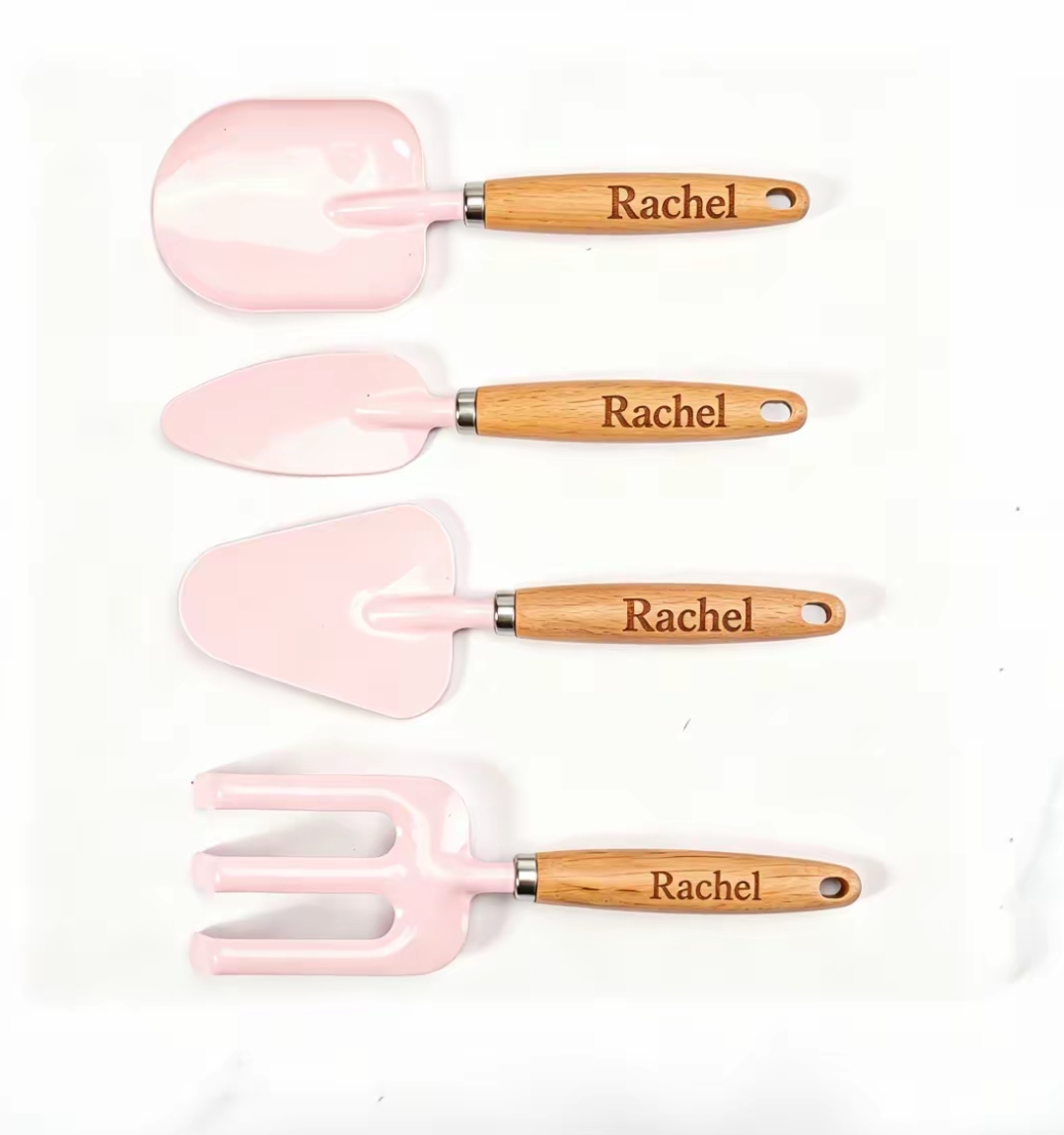 Gardening Tools Names - Ensemble d'outils de jardinage personnalisés avec