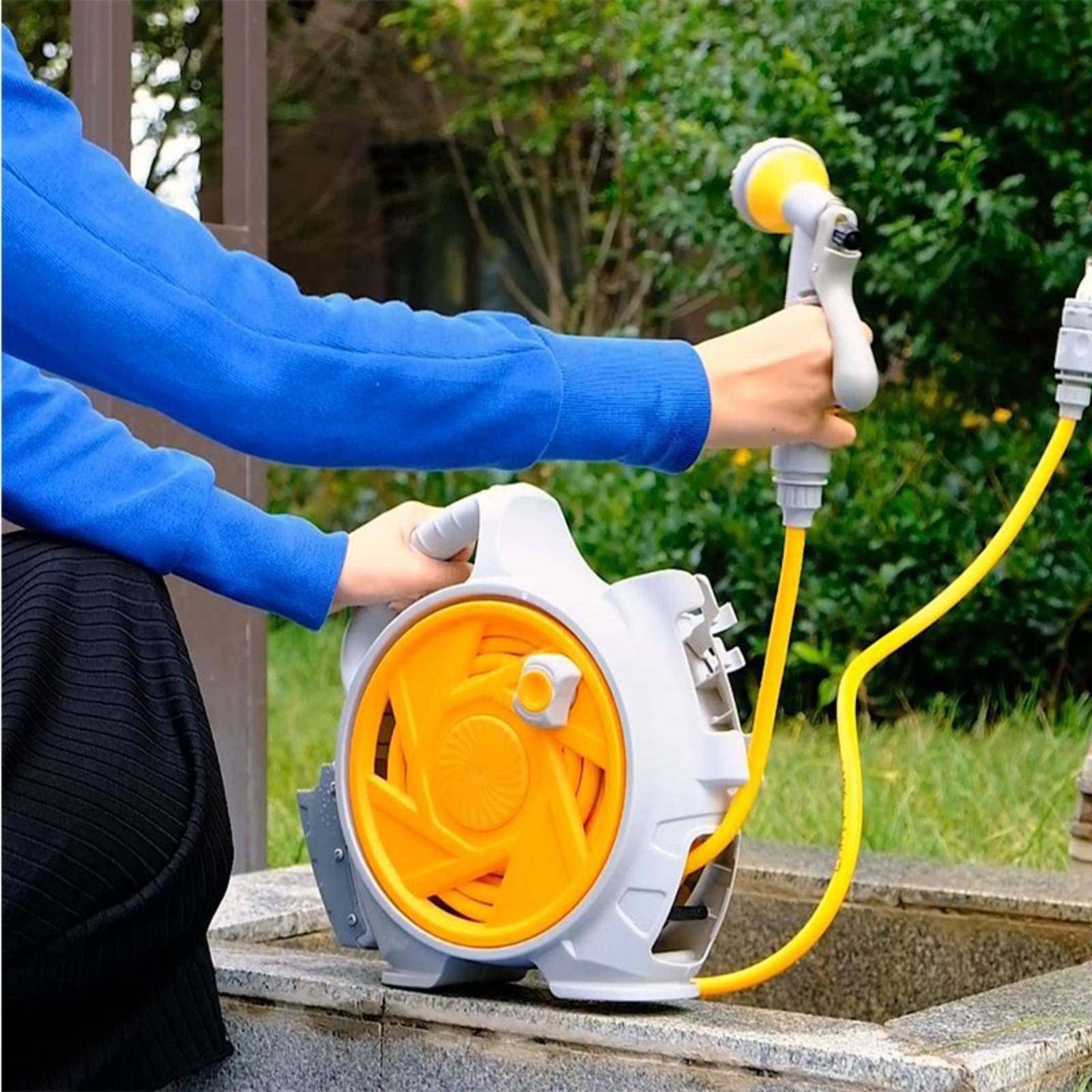 Enrouleur de tuyau d'arrosage  - Gardening Tools Hand avis et prix
