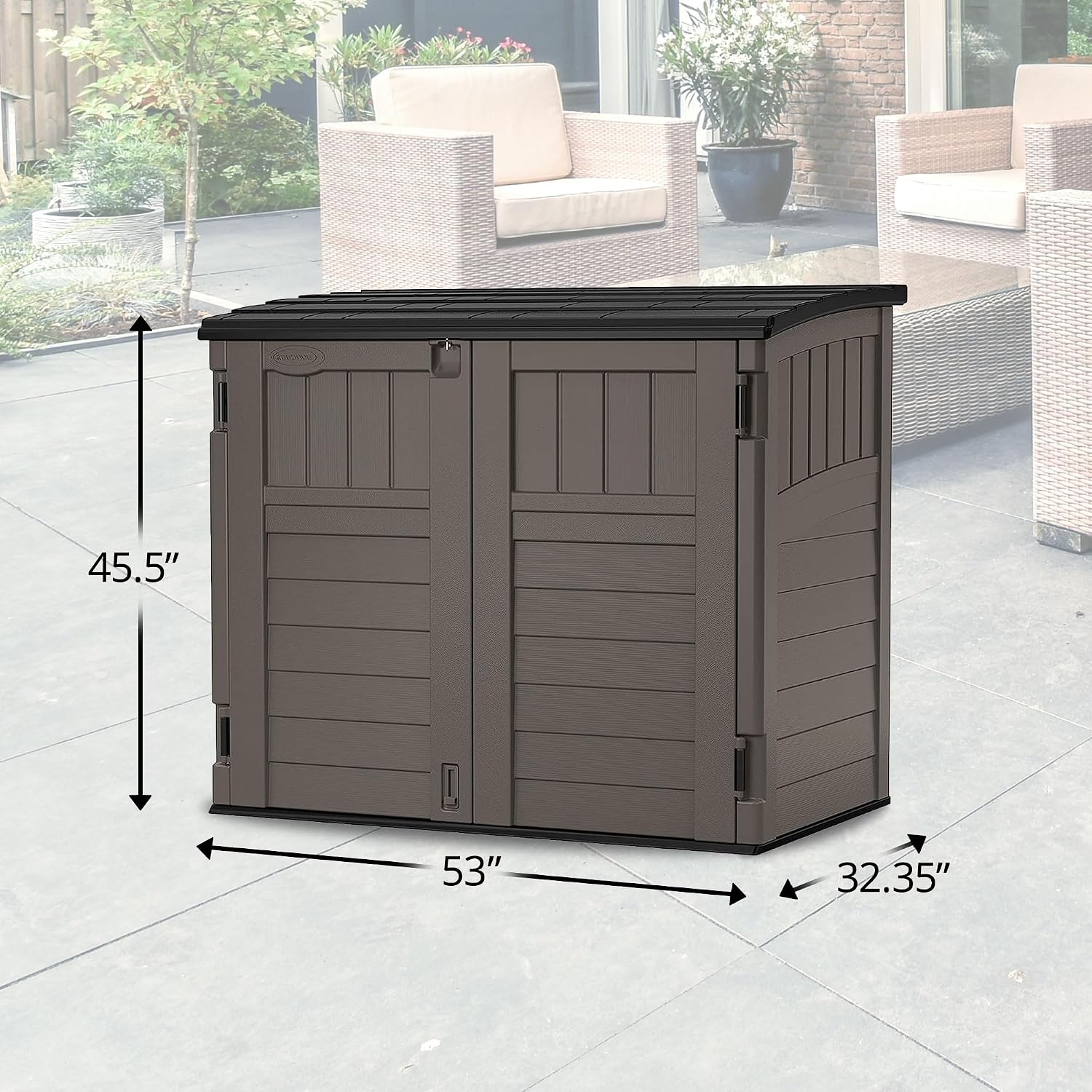 Abri de rangement extérieur po - Gardening Tools Box avis et prix