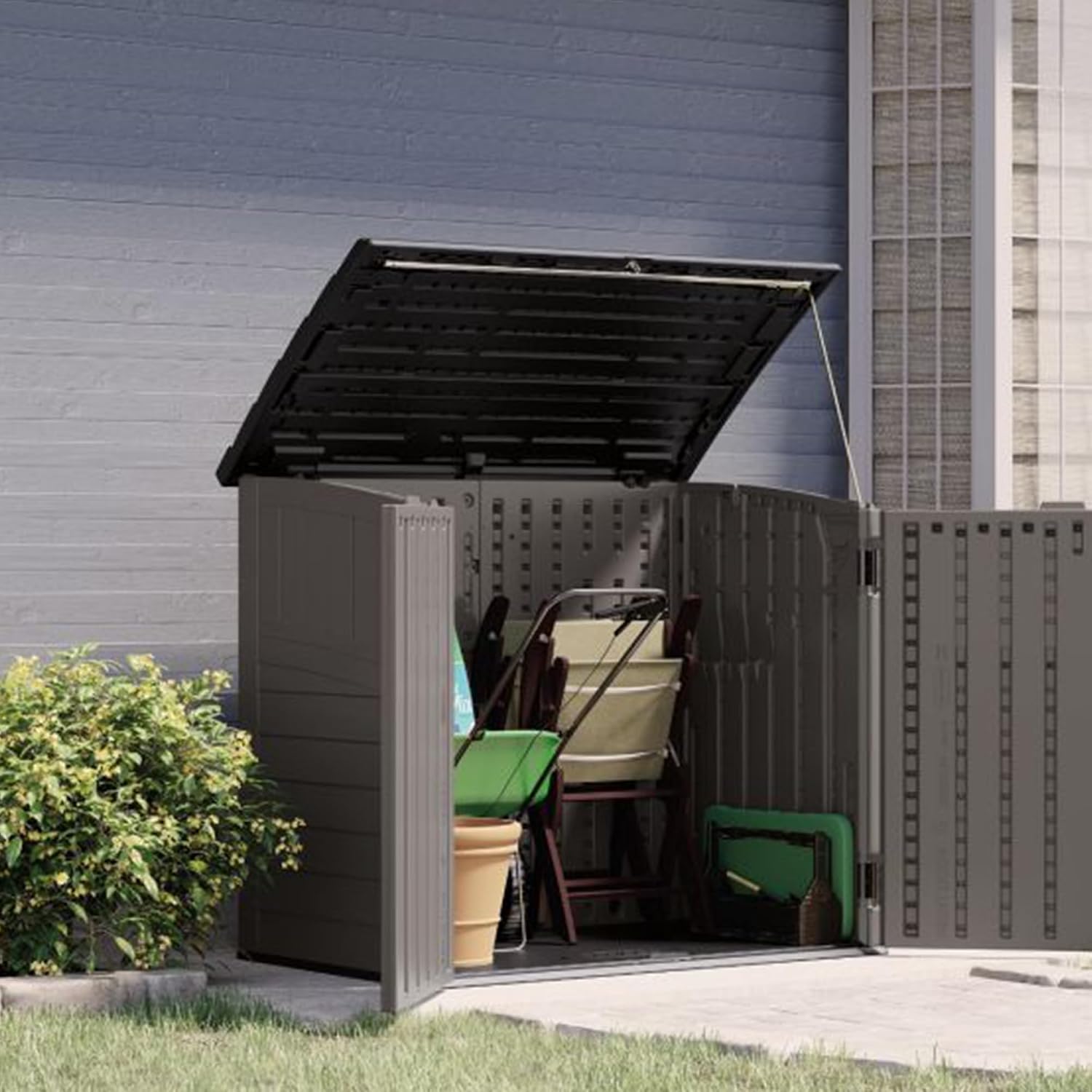 Abri de rangement extérieur po - Gardening Tools Box avis et prix