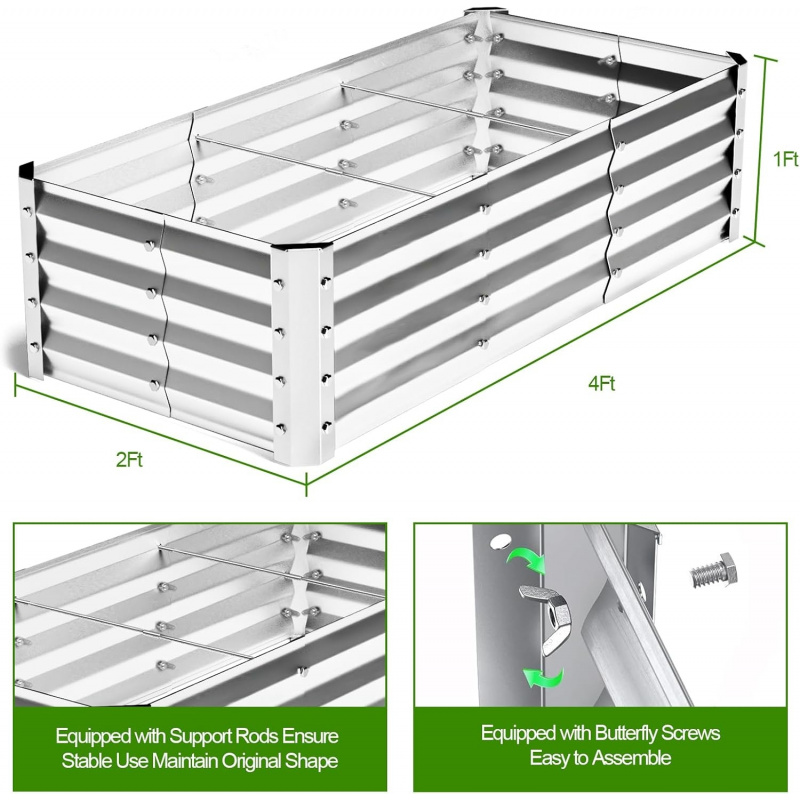 Grand kit de jardinière galvan - Gardening Tools Box avis et prix