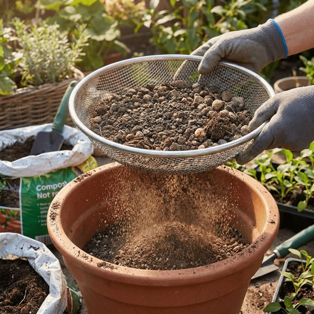 Tamis de jardinage rond en mai - Garden Sieve Soil avis et prix