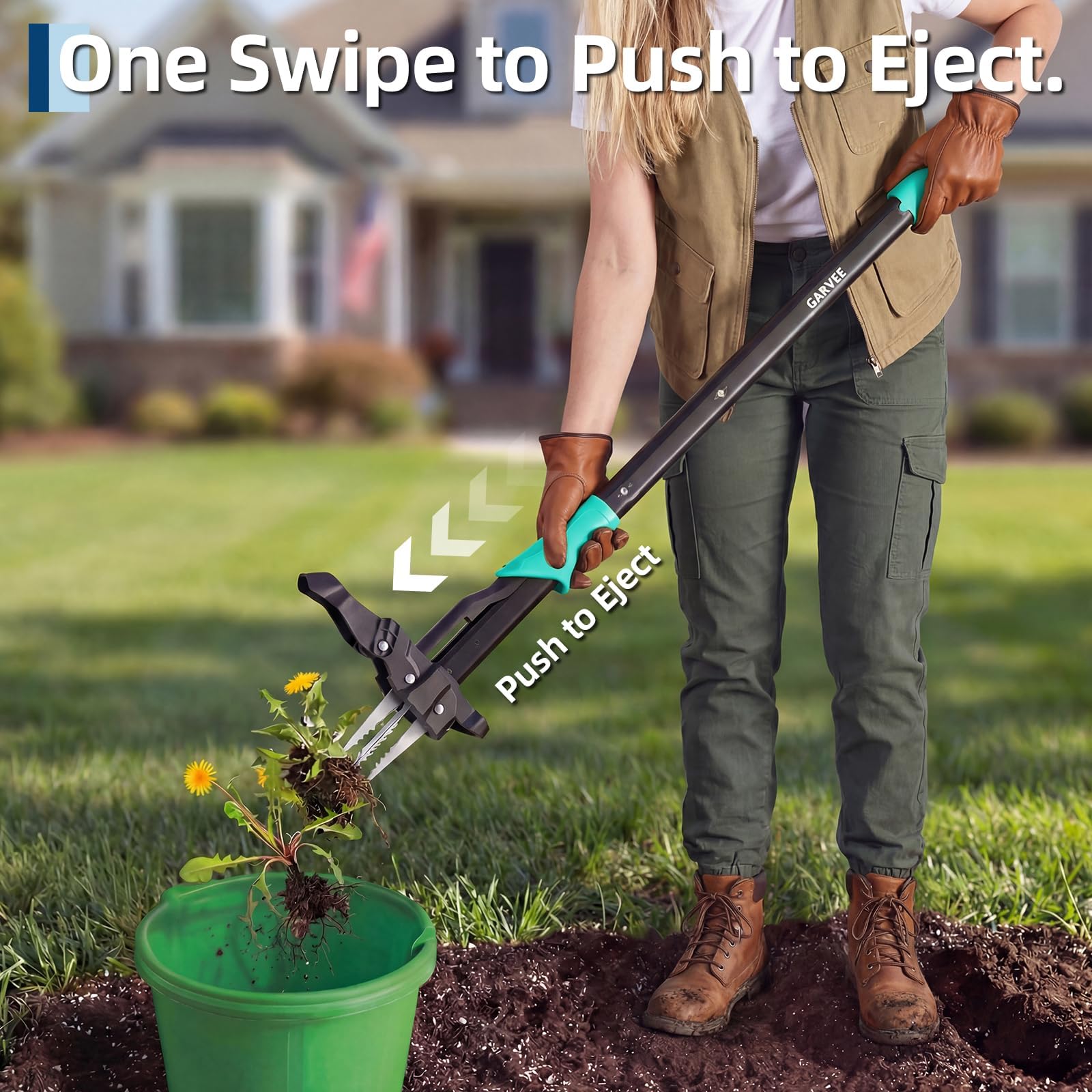 Désherbeur à long manche, sans - Gardening Tools Green avis et prix