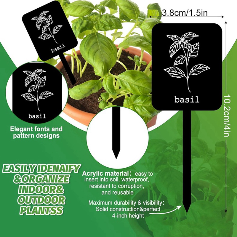 24 étiquettes de plantes en ac - Gardening Tools Names avis et prix