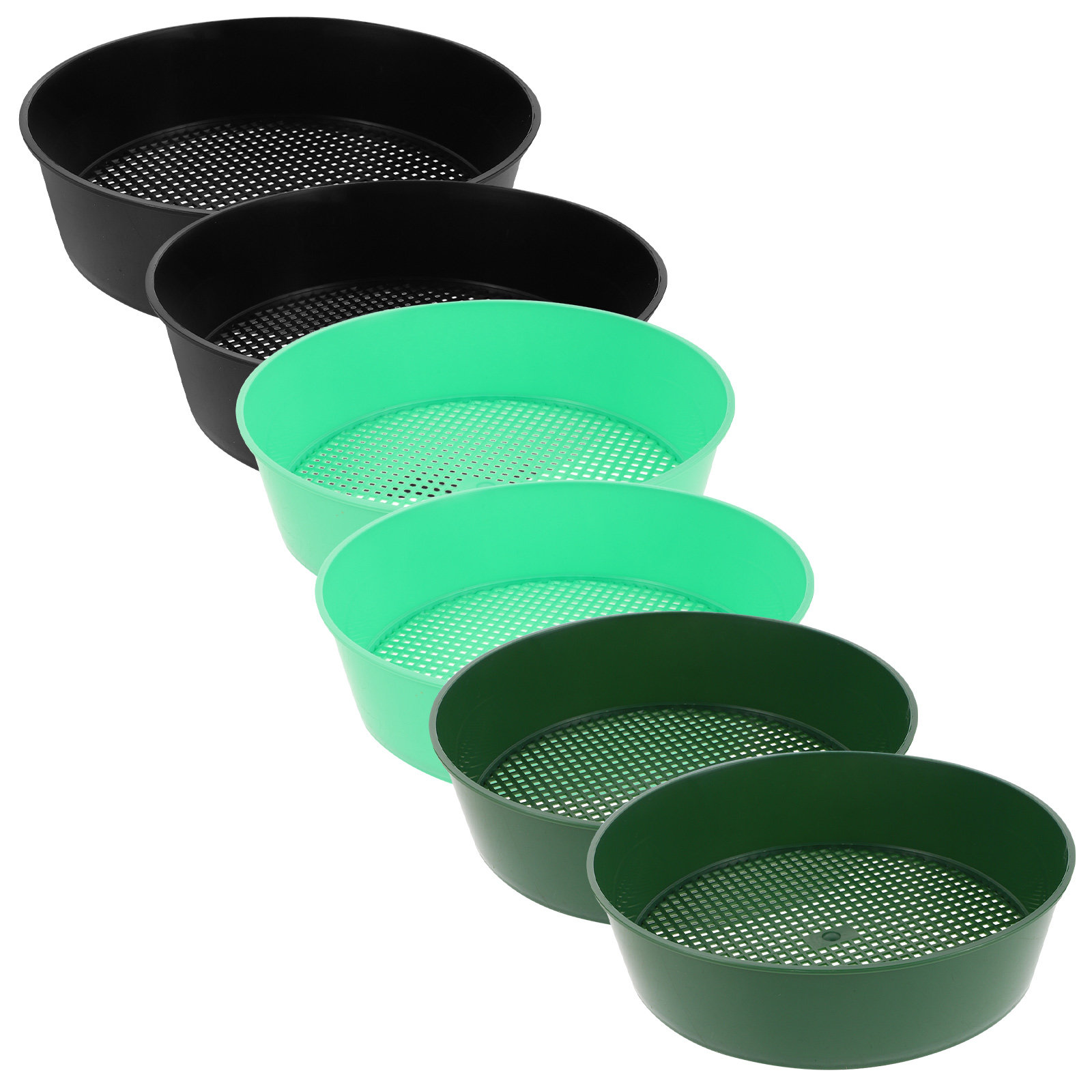 Lot de 6 tamis de jardin en pl - Garden Sieve Soil avis et prix