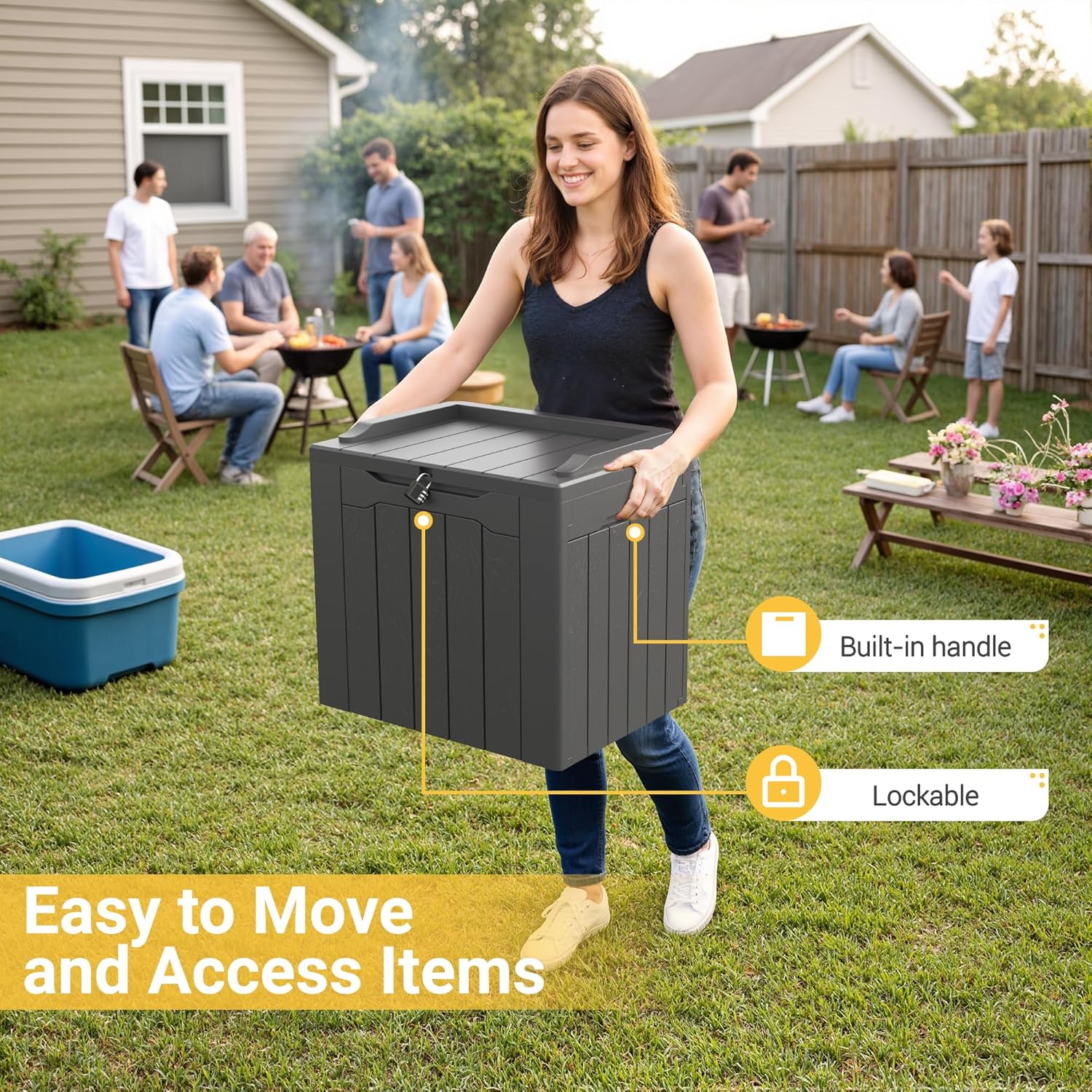 Boîte de rangement extérieure  - Gardening Tools Box avis et prix